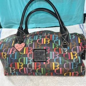 Gently used very large Dooney and Bourke satchel.